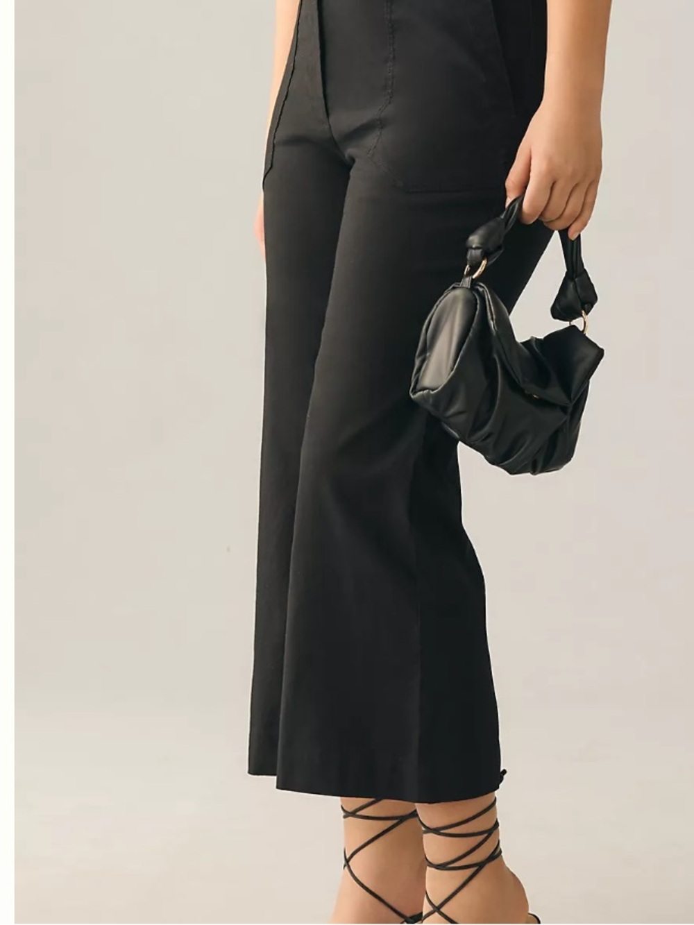 Maeve x Anthropologie Naomi Cropped Wide-Leg Flare Pants - Picture 2 of 10